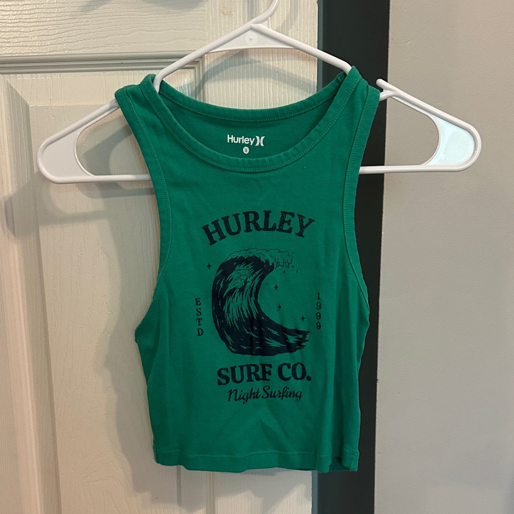 Hurley Teal Surf Co. Crop Tank
